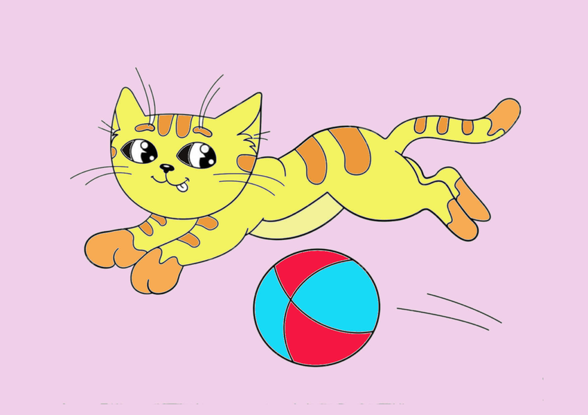 Đánh thức sự sáng tạo trong trẻ qua bộ tranh tô màu con mèo đáng yêu