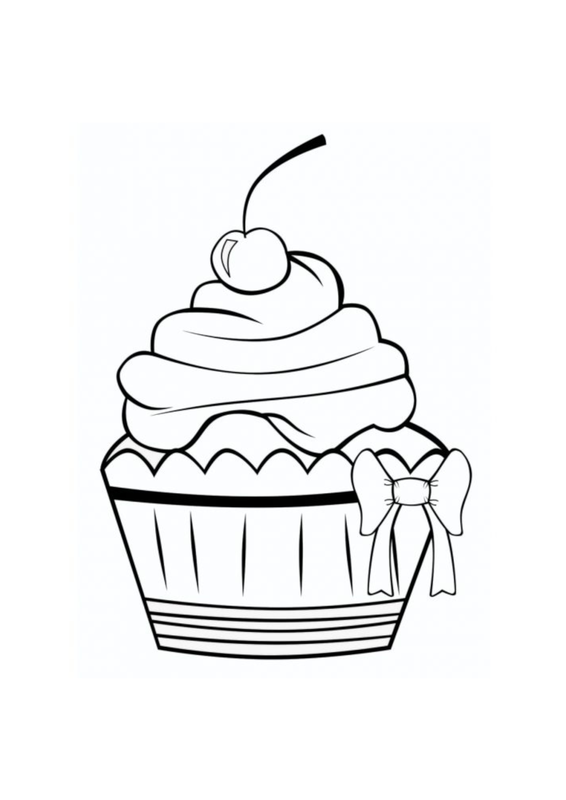 Trang Tô Màu Bánh Cupcake Thơm Ngon được Tải Xuống Miễn Phí | Nền JPG Tải  xuống miễn phí - Pikbest