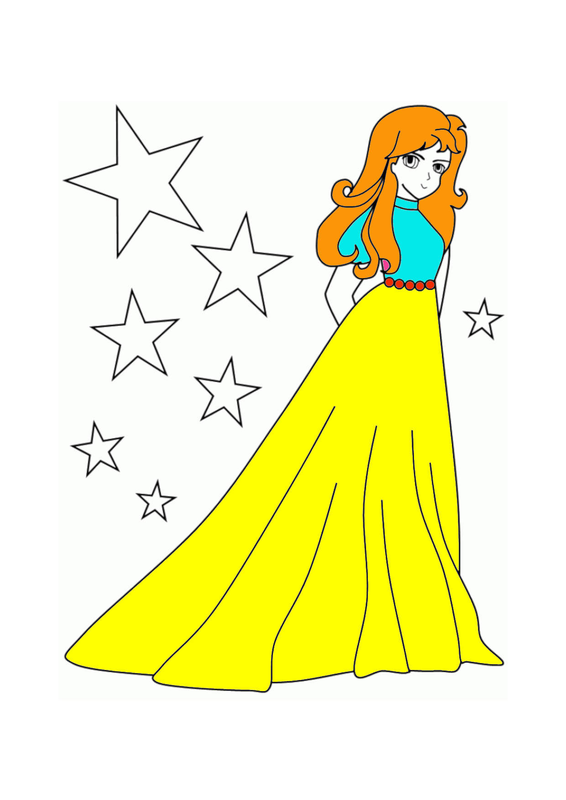 Tuyển chọn 999 mẫu váy công chúa tô màu được yêu thích nhất!