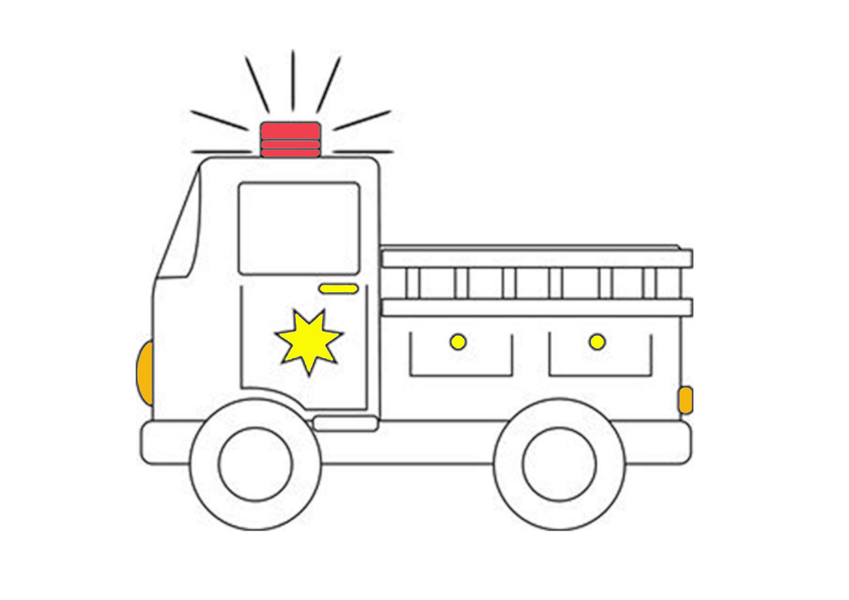 Xe cứu hỏa cho bé vẽ và tô màu | Dạy bé vẽ | Dạy bé tô màu | Fire truck  drawing and coloring for kid - YouTube