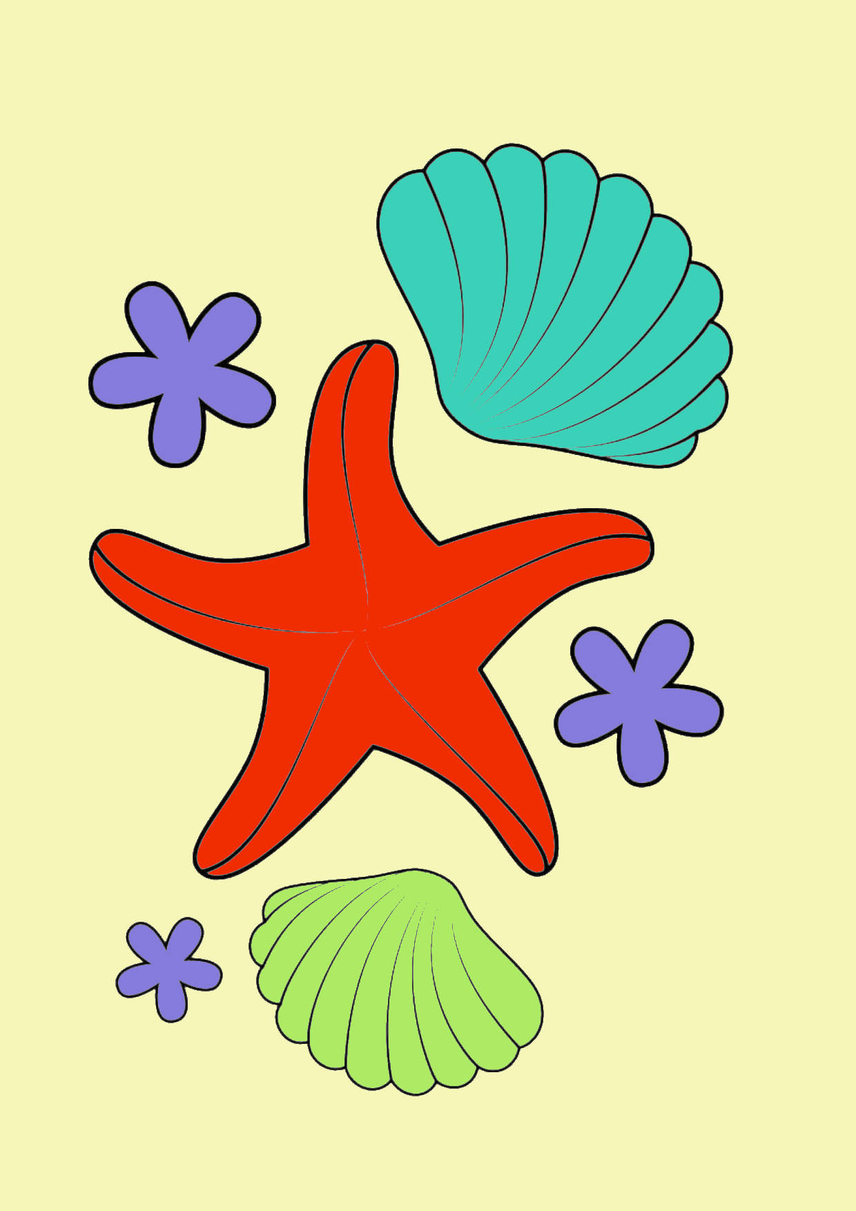 Tô màu sao biển và vỏ sò: Hãy cùng tô màu những hình vẽ của sao biển và vỏ sò để trở thành một họa sĩ thu nhỏ. Những hình ảnh đẹp mắt sẽ giúp bạn thư giãn và tận hưởng những giây phút vui vẻ và ý nghĩa cùng với gia đình và bạn bè.